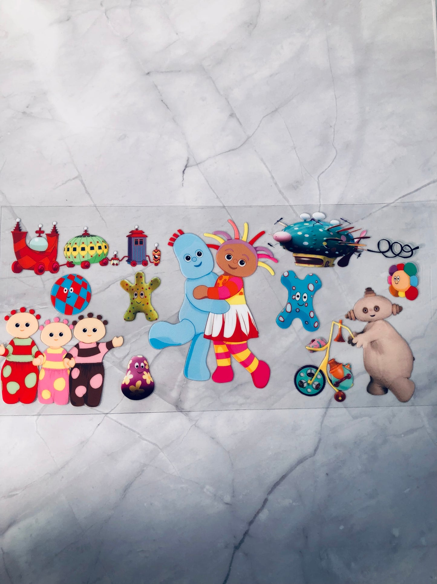 In the Night Garden 16oz UV DTF Cup Wrap Transfer Sticker