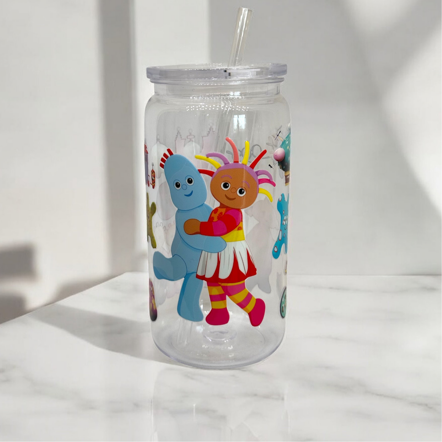 In the Night Garden Plastic Tumbler Cup Libbey Can with Straw