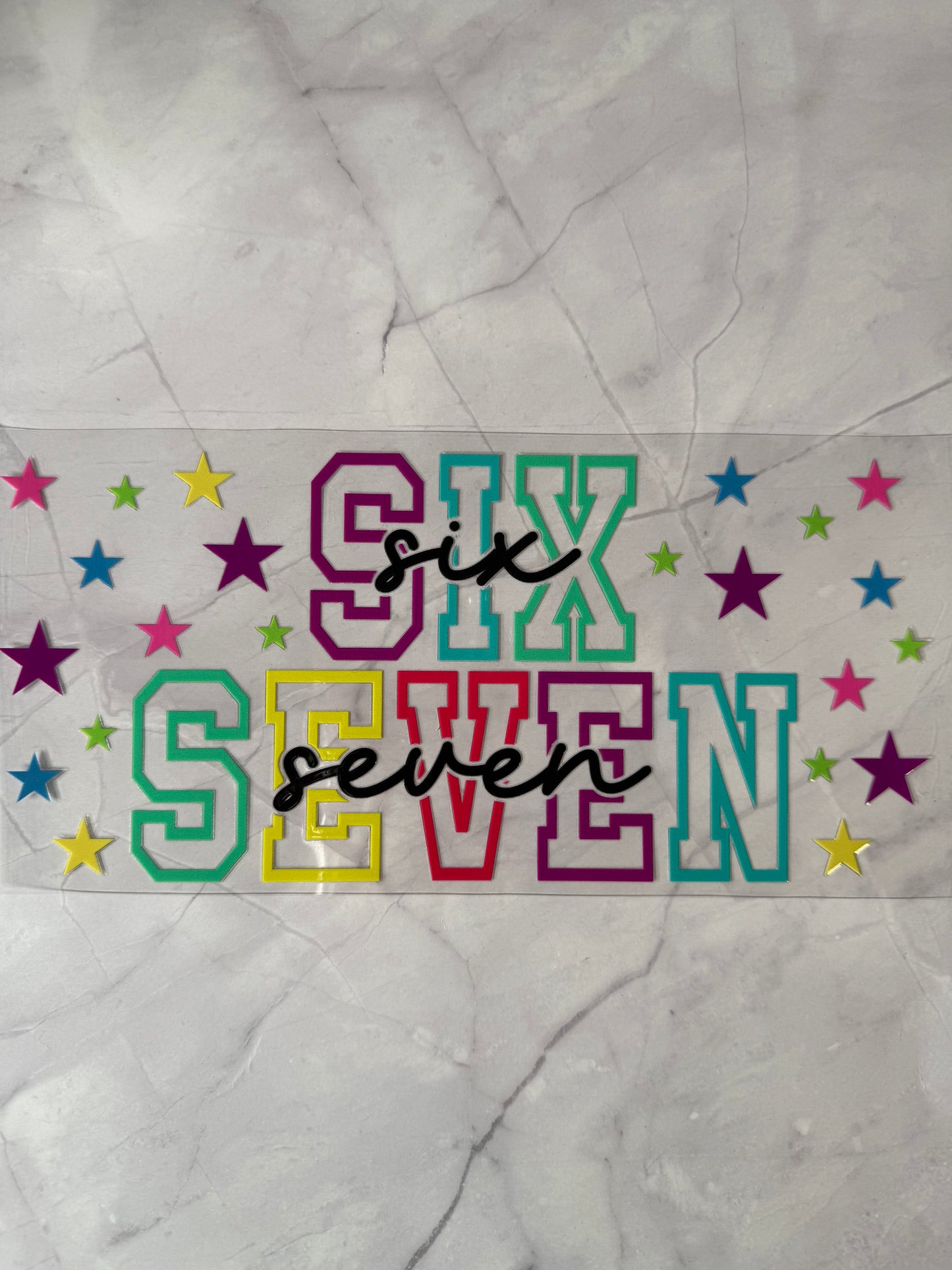 Six Seven 16oz UVDTF