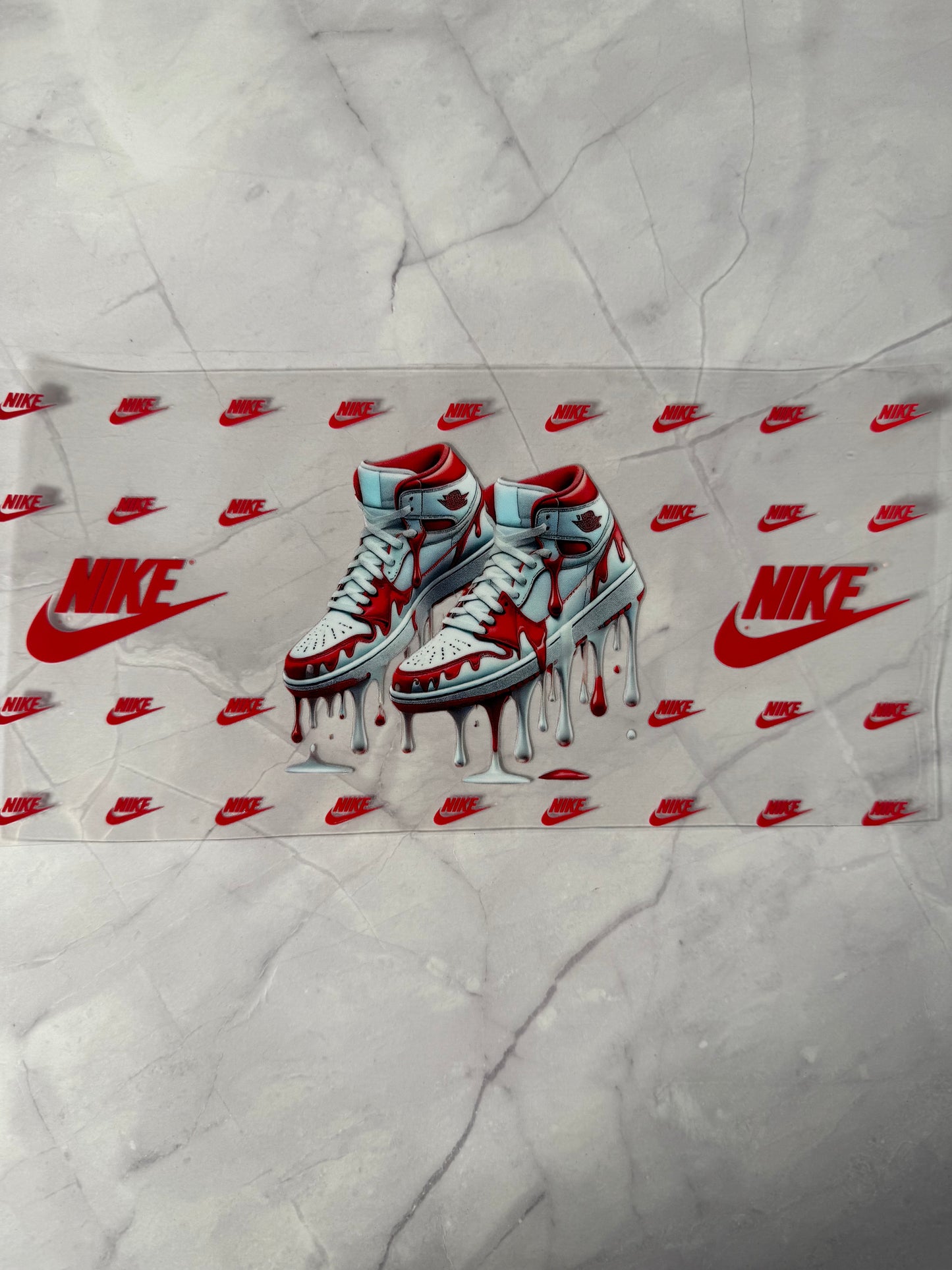 Trainers 16oz uv DTF