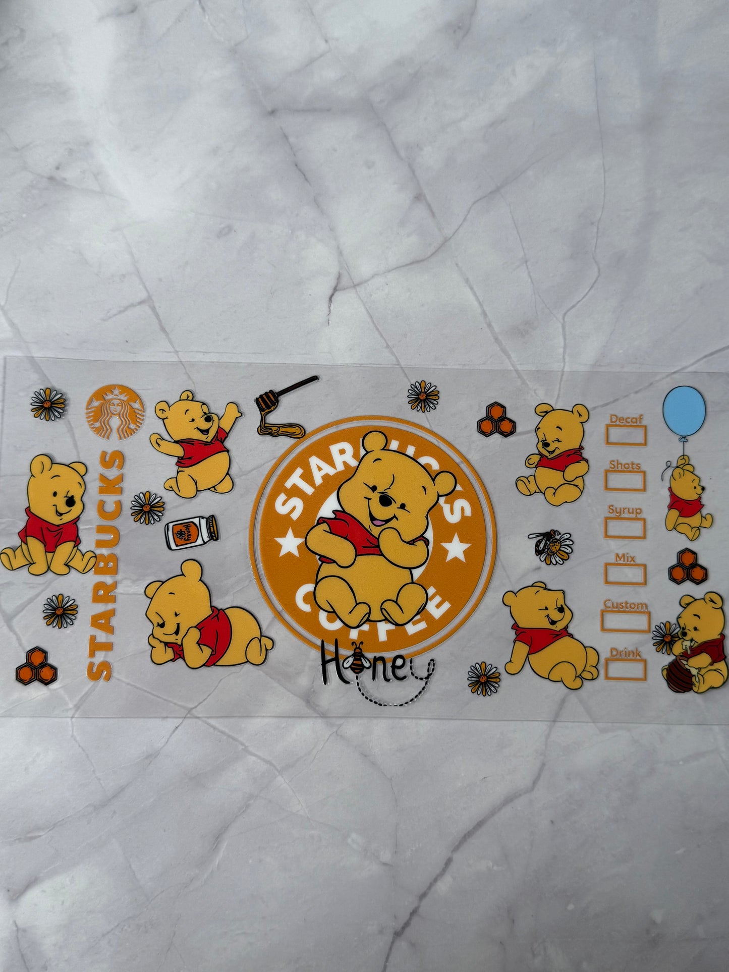 16oz uv DTF cup wrap transfer decal sticker