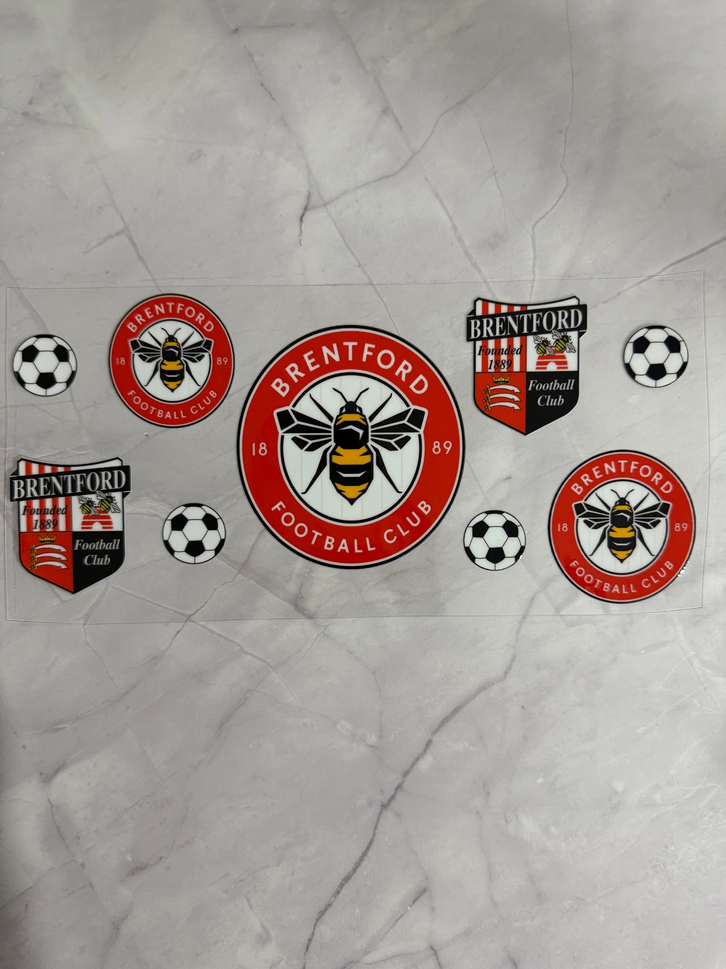 Brentford 16oz UV DTF Cup Wrap Transfer Sticker