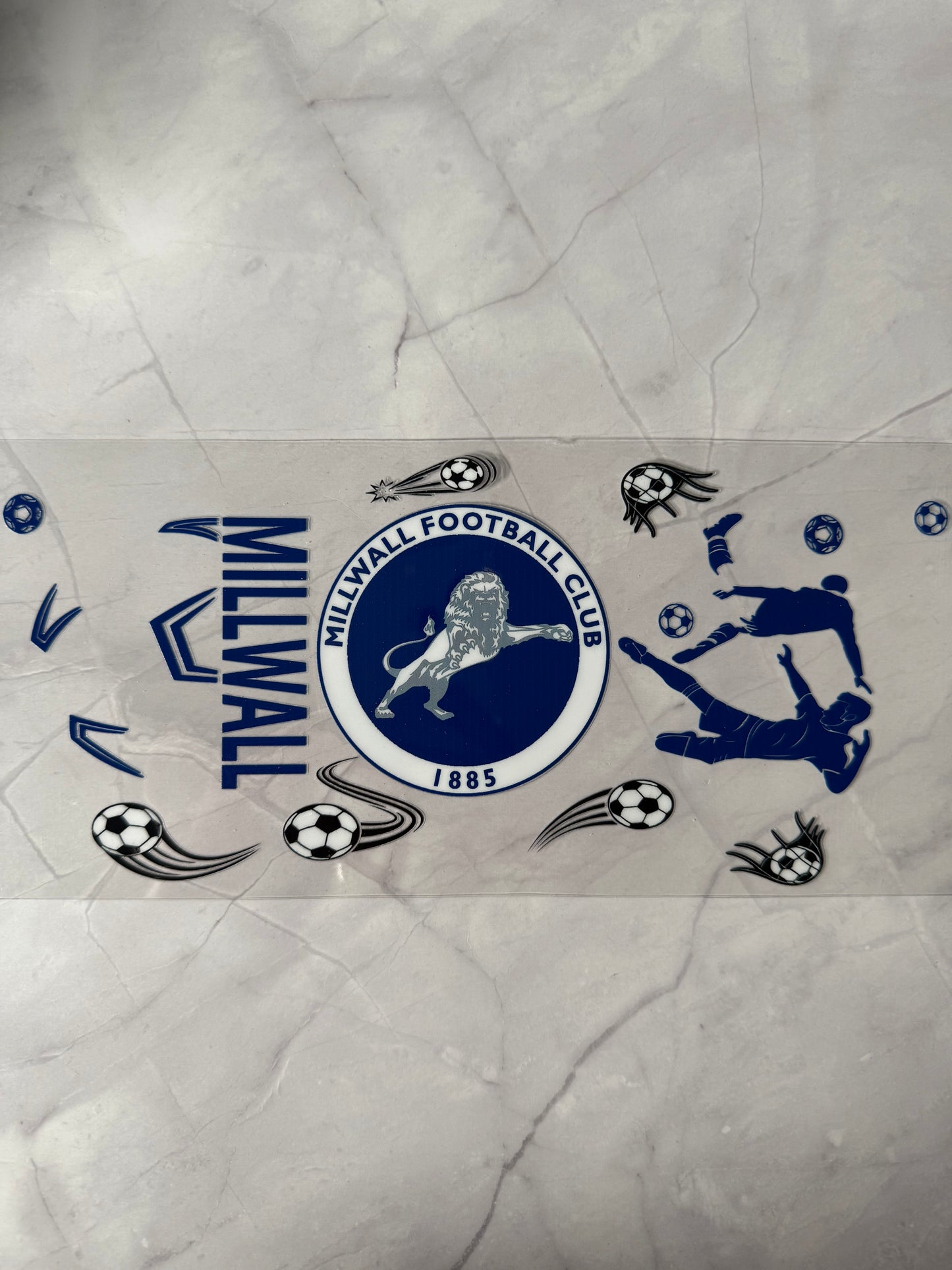 Milwall 16oz UV DTF Cup Wrap Transfer Sticker