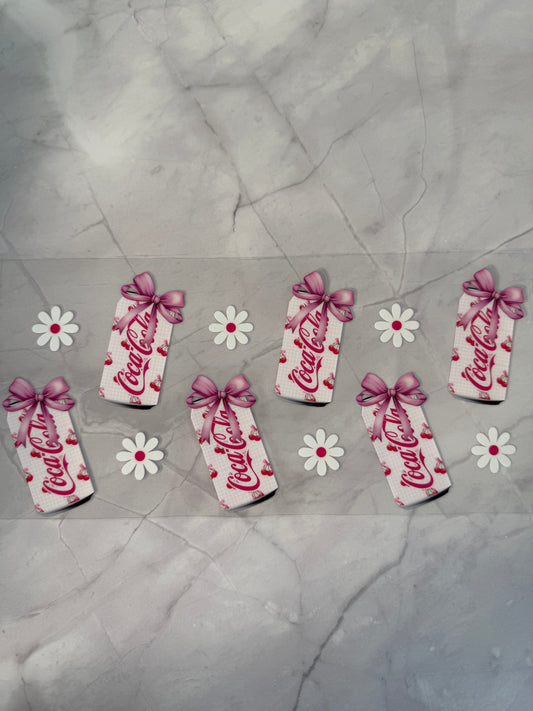 CocaCola 16oz UV DTF Cup Wrap Transfer Sticker
