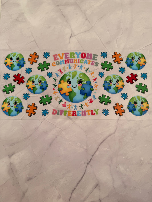 16oz UV DTF Cup Wrap Transfer Sticker