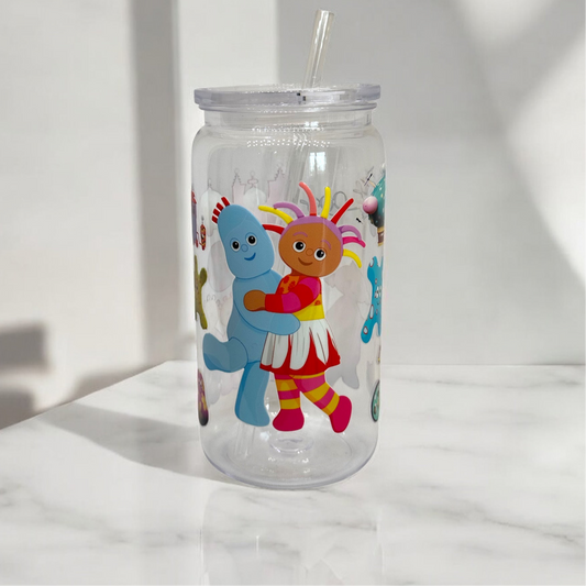In the Night Garden Plastic Tumbler Cup Libbey Can with Straw