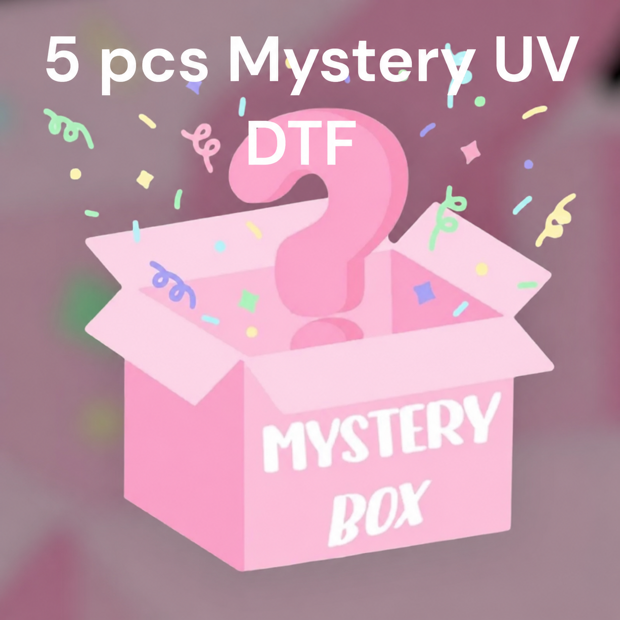 5pcs Mystery 16oz UV DTF