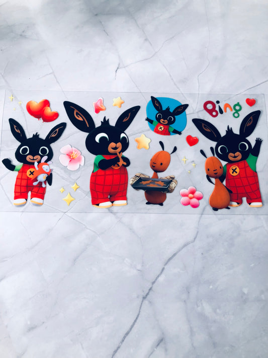 Bing 16oz UV DTF Cup Wrap Transfer Sticker