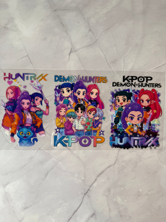 Kpop huntrix 16oz uvdtf wrap