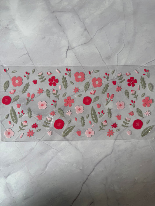 Floral 16oz UVDTF