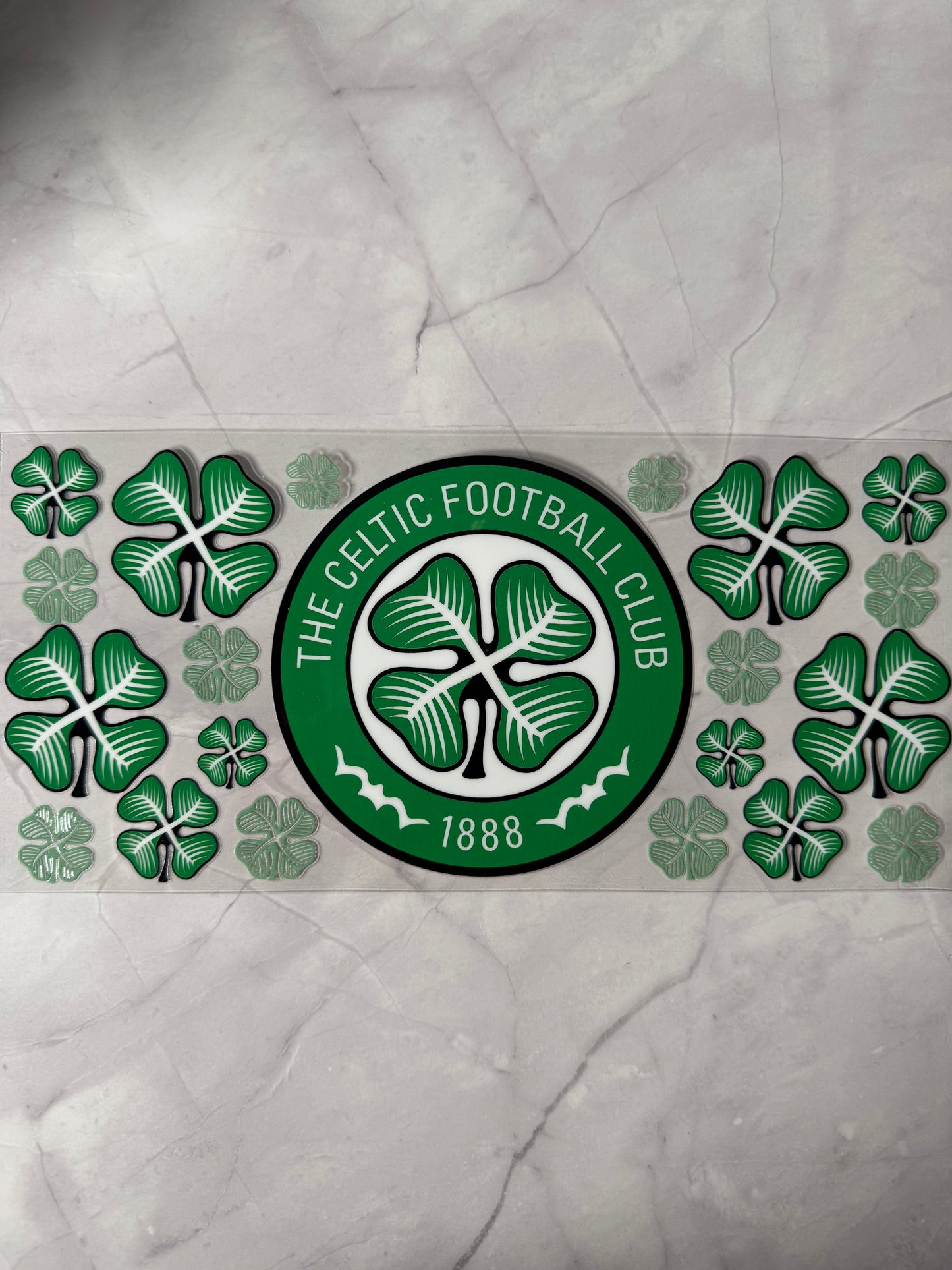 Celtic Irish 16oz UV DTF Cup Wrap Transfer Sticker