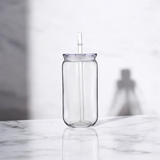 16oz Acrylic (Plastic) Cup with Straw
